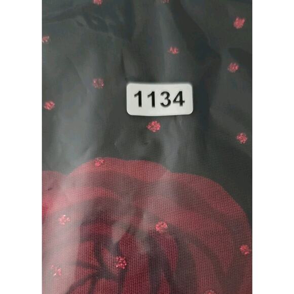 VTG Byer Too Dress 90s Y2K Floral Maxi Sheer Glam Goth Fairy Whismigoth USA Rose - Picture 14 of 14